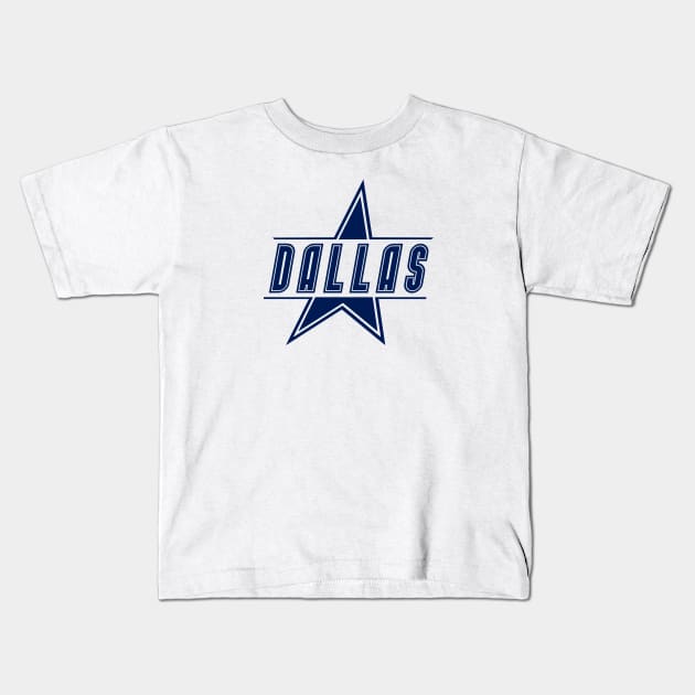 Dallas Football Team Color Kids T-Shirt by Toogoo